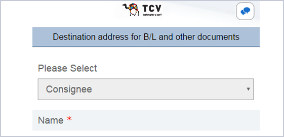 Edit Document Delivery Address